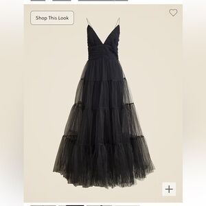 Holiday Time Elegant Black Evening Gown